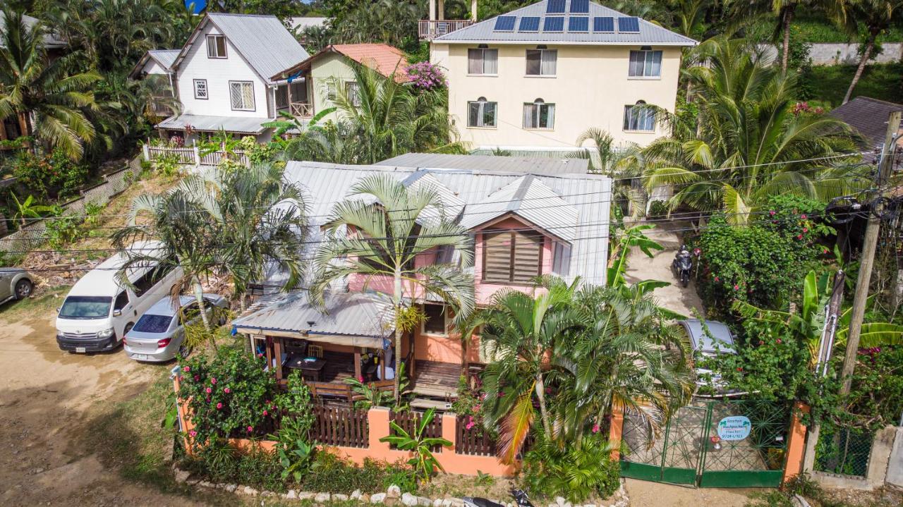 Roatan Backpackers' Hostel Sandy Bay Bagian luar foto